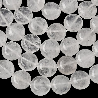 Natural Angola Quartz Crystal Beads Strands G-L648-B15-15mm-1