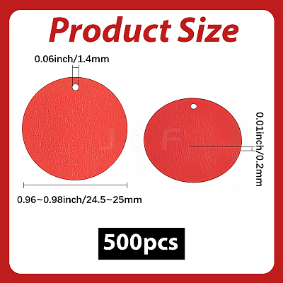 500Pcs PVC Plastic Pendants KY-GF0001-67B-02-1