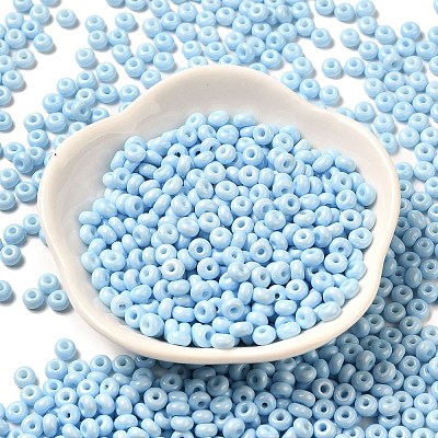 Baking Paint Glass Seed Beads SEED-B001-02A-08-1