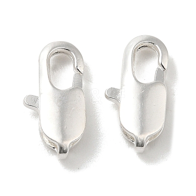 Brass Lobster Claw Clasps KK-P249-06A-S-1