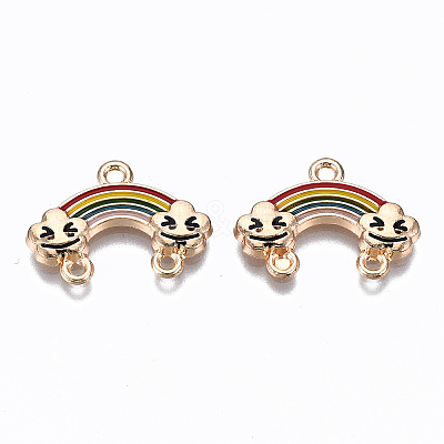Alloy Enamel Chandelier Component Links ENAM-S127-006-RS-1