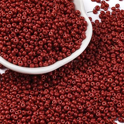 8/0 Baking Paint Glass Seed Beads X1-SEED-M012-02A-43-1