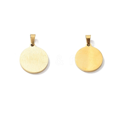 PVD Vacuum Plating 304 Stainless Steel with White Shell Pendants STAS-G268-01U-G-1