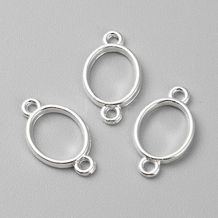 Zinc Alloy Open Back Bezel Connector Charms FIND-WH0139-69B-S-1