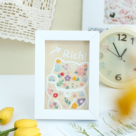 DIY Birthday Gift Embroidery
 Photo Frame Sets PW-WGCE4B7-01-1