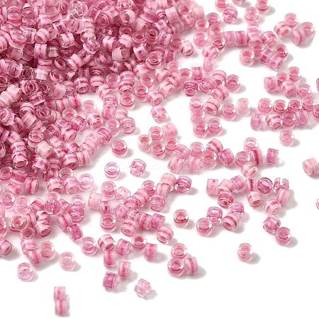 Cylinder Glass Seed Beads GLAA-NH0005-01I-1