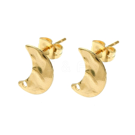 304 Stainless Steel Stud Earring Findings X-STAS-L024-003G-10-1
