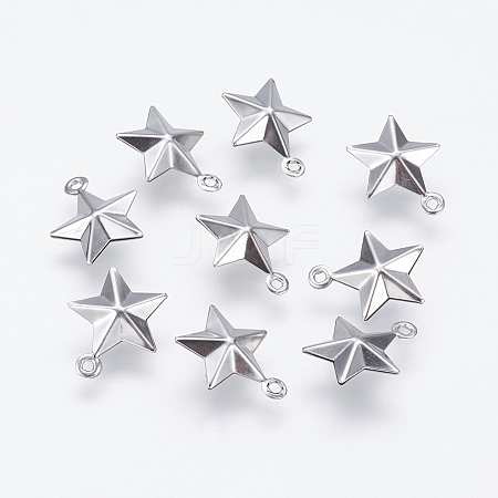 Tarnish Resistant 201 Stainless Steel Charms STAS-K150-04P-1