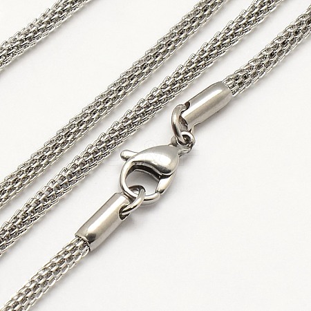 Trendy Men's 304 Stainless Steel Lantern Chain Necklaces X-NJEW-M071-02-1