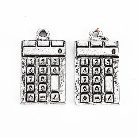 Tibetan Style Alloy Pendants PALLOY-S120-251-RS-1