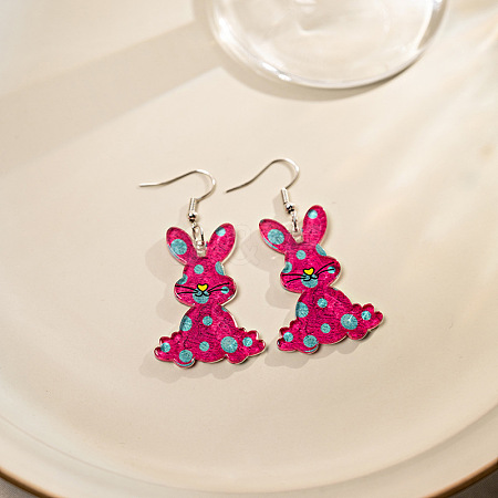 Easter Acrylic Dangle Earrings FS-WGF00F5-01-1