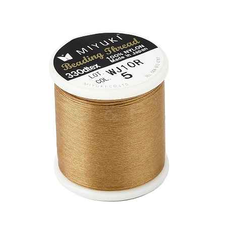 Flat MIYUKI Nylon Beading Thread FB-CBA3435-01R-1