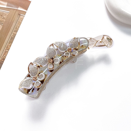 Butterfly Acrylic Alligator Hair Clips PW-WG0708A-02-1