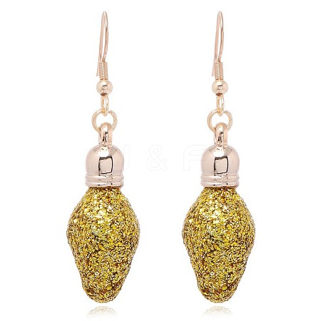 Christmas Theme Alloy Plastic Dangle Earrings FS-WG6FBD6-23-1
