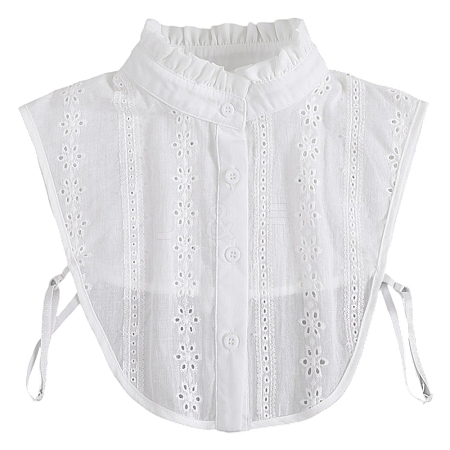 Detachable Cotton Shirt Women False Collar DIY-WH20048-038-1
