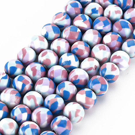 Handmade Polymer Clay Beads Strands CLAY-N008-054-11-1