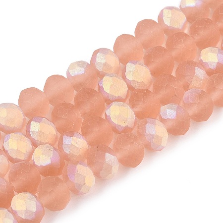 Transparent Glass Beads Strands LS-EGLA-A044-T8mm-MB21-1