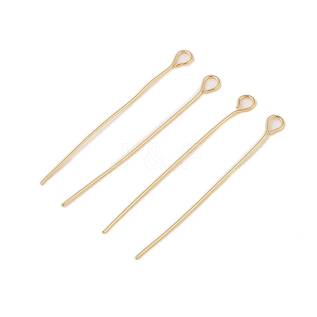 304 Stainless Steel Eye Pins STAS-Z089-02G-02-1