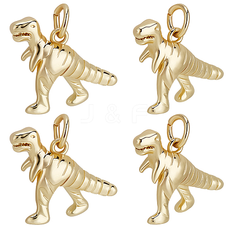 10Pcs Rack Plating Brass Pendants KK-BBC0017-14-1