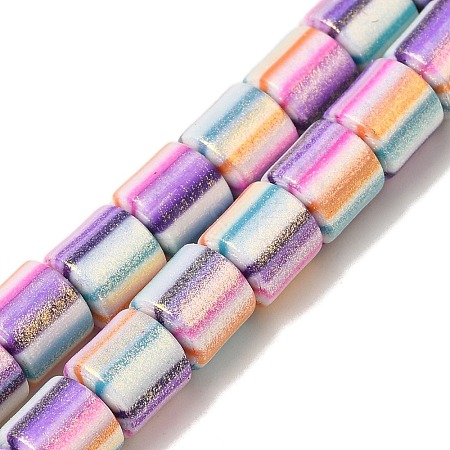 Polymer Clay Beads Strands CLAY-H006-04R-1