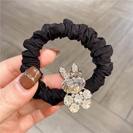 Rhinestone Hair Ties for Women Girl PW-WG1602B-03-1