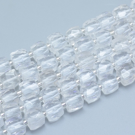 Natural Quartz Crystal Beads Strands G-L552D-15B-1