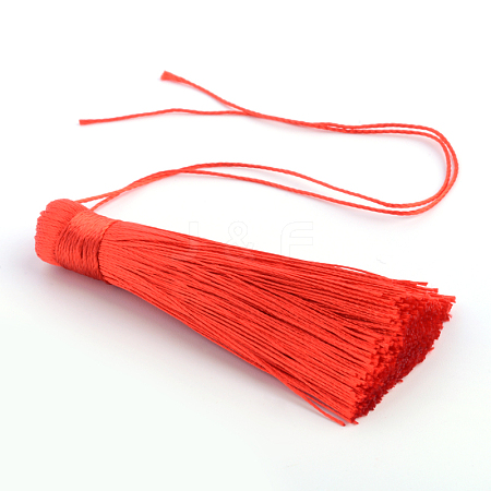 Polyester Tassel Pendant Decorations LS-AJEW-R057-06-1