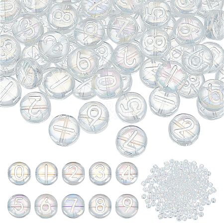 Electroplated Glass Bead GLAA-PH0003-64B-1