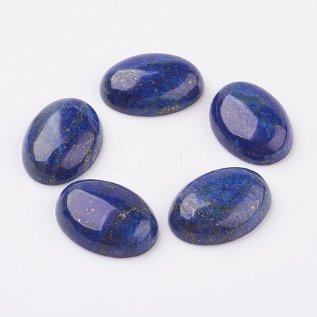 Natural Lapis Lazuli Flat Back Cabochons G-G741-30x40mm-15-1