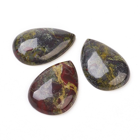 Natural Dragon Blood Stone Pendants G-G769-01-1