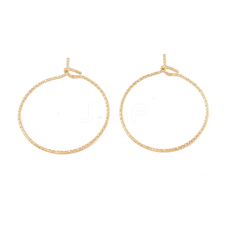 Ion Plating(IP) 316 Surgical Stainless Steel Hoop Earrings Findings STAS-D183-02G-01-1