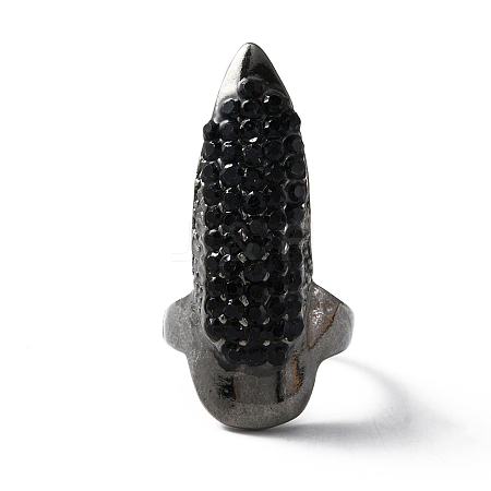 Alloy Women Finger Nail Rings LS-MRMJ-WH0077-028C-B-1