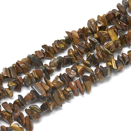 Natural Tiger Eye Beads Strands G-S315-11-1