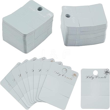 Plastic Hair Clip Display Cards DIY-WH0199-92-1