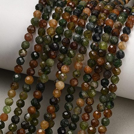 Natural Green Tourmaline Beads Strands GG-CBAA9B4-B01-03A-1