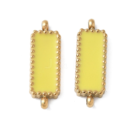 304 Stainless Steel Enamel Connector Charms STAS-G353-04G-04-1