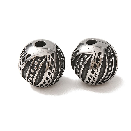 304 Stainless Steel Beads SA-CBA9DCB-33AS-1
