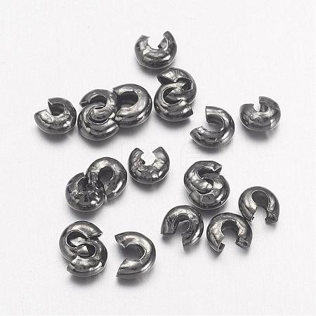 Iron Crimp Beads Covers IFIN-H028-B-1
