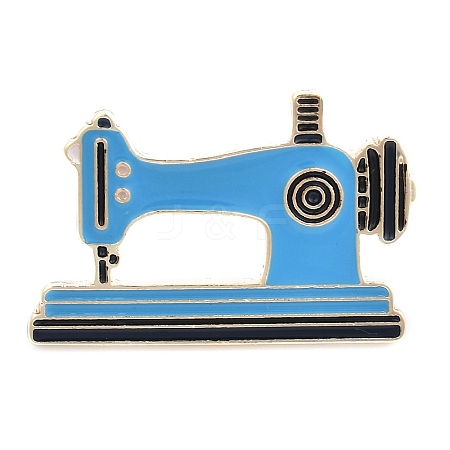 Sewing Machine Enamel Pins JEWB-G279-04G-02-1