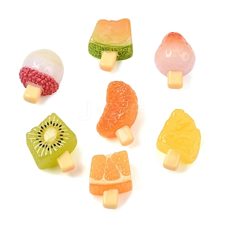 Opaque Resin Imitation Food Cabochons RE-CBA6D7B-06-1