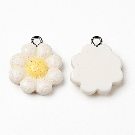 Opaque Resin Pendants RESI-J023-13D-1