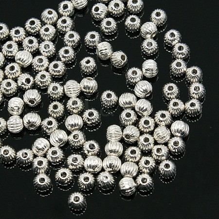 Tibetan Style Alloy Round Spacer Beads X-K08ZT021-1