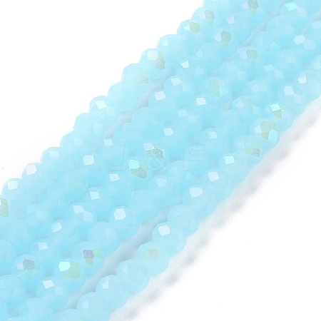 Electroplate Glass Beads Strands EGLA-A034-J3mm-L06-1