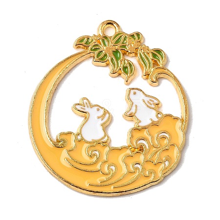 Alloy Enamel Pendants AL-CBAF9DF-05B-1