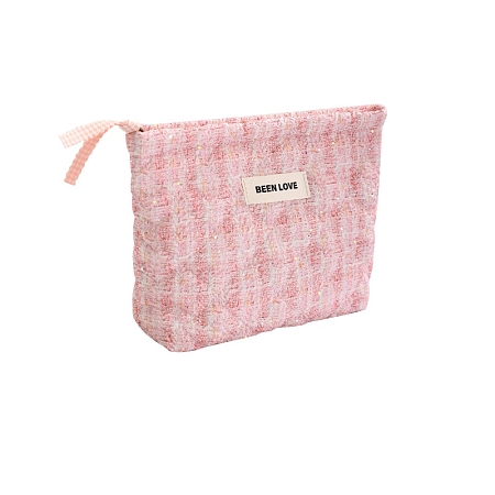 Polyester with Cotton Zipper Clutch Bags PW-WGF2788-02-1