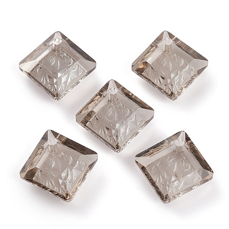 Embossed Glass Rhinestone Pendants GLAA-J101-03A-001SA-1