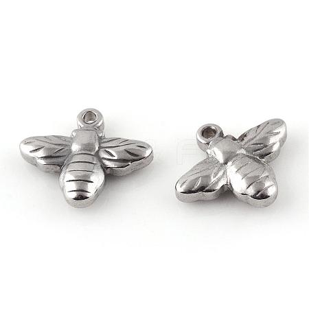 Tarnish Resistant 201 Stainless Steel Charms STAS-Q195-03-1