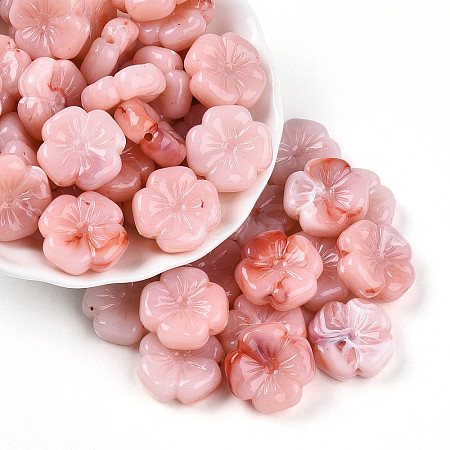Transparent Acrylic Beads X1-TACR-T028-40B-1