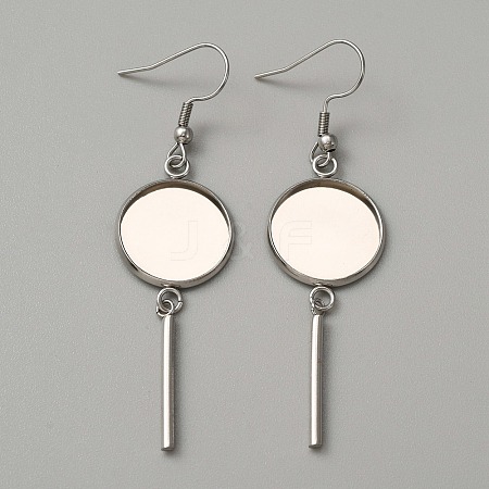 314 Stainless Steel Earring Hooks LS-STAS-WH0046-01A-1