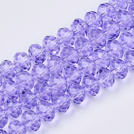 Baking Paint Glass Beads Strands EGLA-Q120-D-B01-1